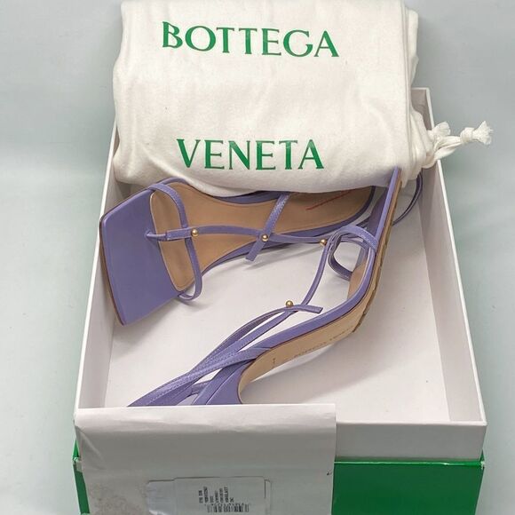 Bottega Veneta Leather Stretch Sandals size 39 - Picture 11 of 13